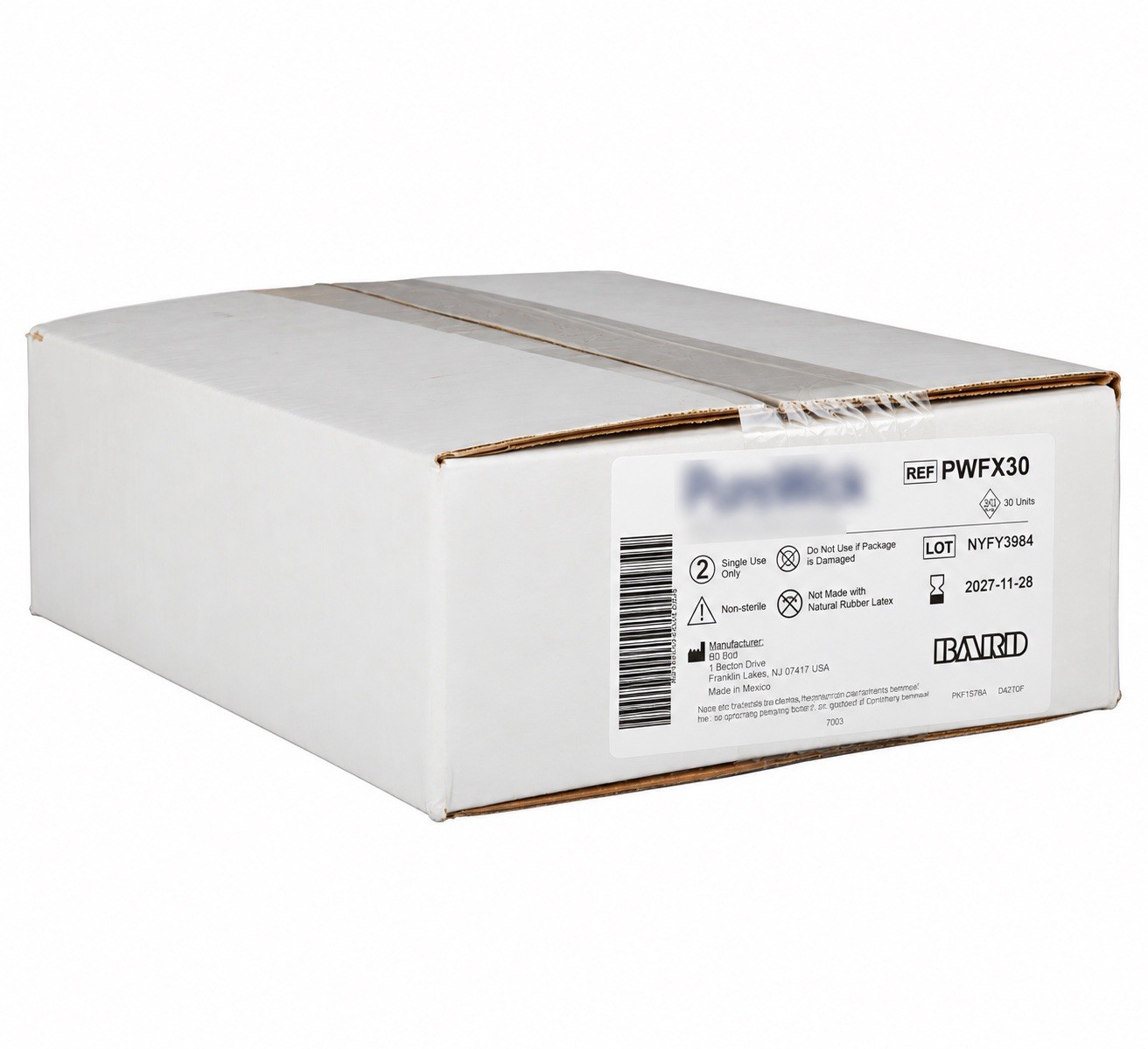 Female urine management device- PWF030- 30 Disposable Units- New