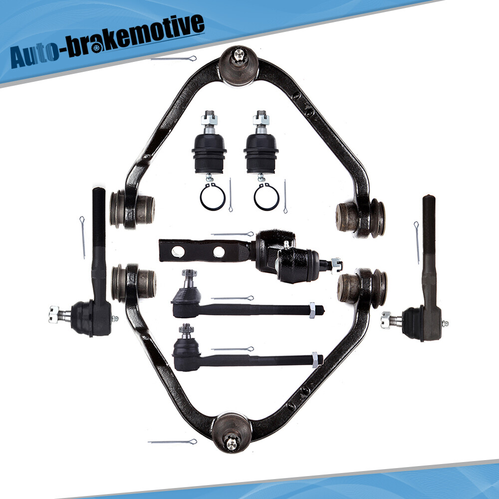 For Ford Expedition F-150 F-250 RWD 9Pc Front Ball Joint Control Arm Tie Rod End