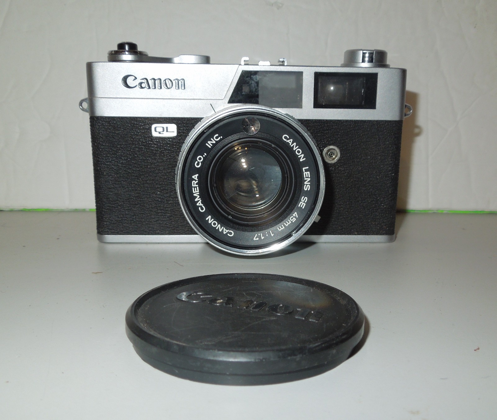 Canon Canonet QL17 35mm Film Camera SILVER w/45mm f/1.7 Lens VGC Tested Japan