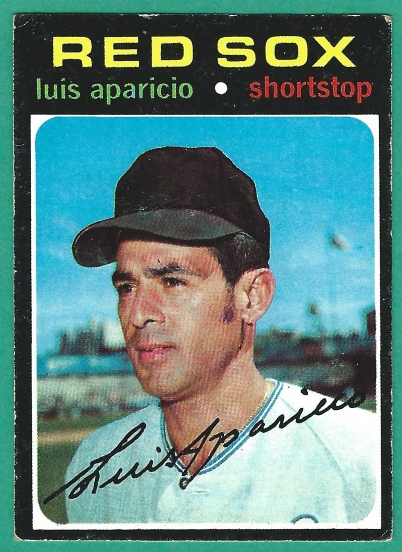 1971 Topps #740 Luis Aparicio - Boston Red Sox - Short Print - VG 1971 Topps #740 Luis Aparicio - Boston Red Sox - Short Print - VG