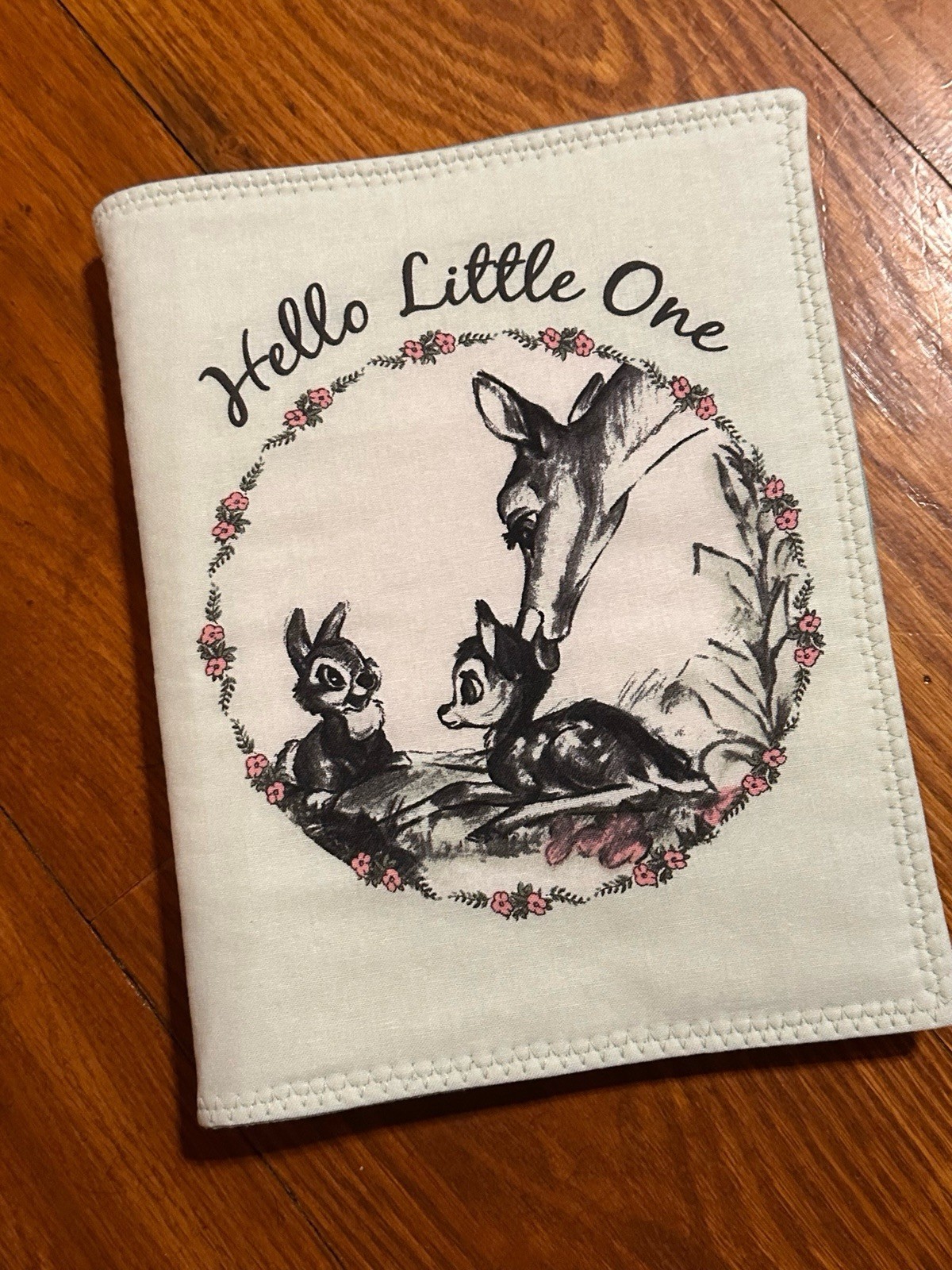 Hello Little One Cloth Soft Baby Book- Bambi Fabric Book