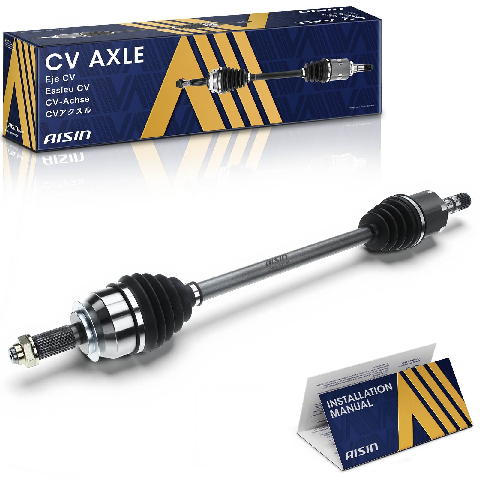 AISIN Front Left or Right CV Axle Assembly for Subaru Forester Impreza 2014-2023