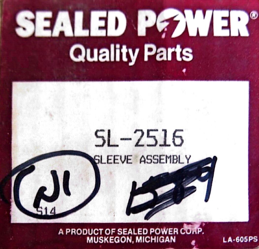 Sealed Power SL-2516 Sleeve Assembly (16-A2) Sealed Power SL-2516 Sleeve Assembly (16-A2)