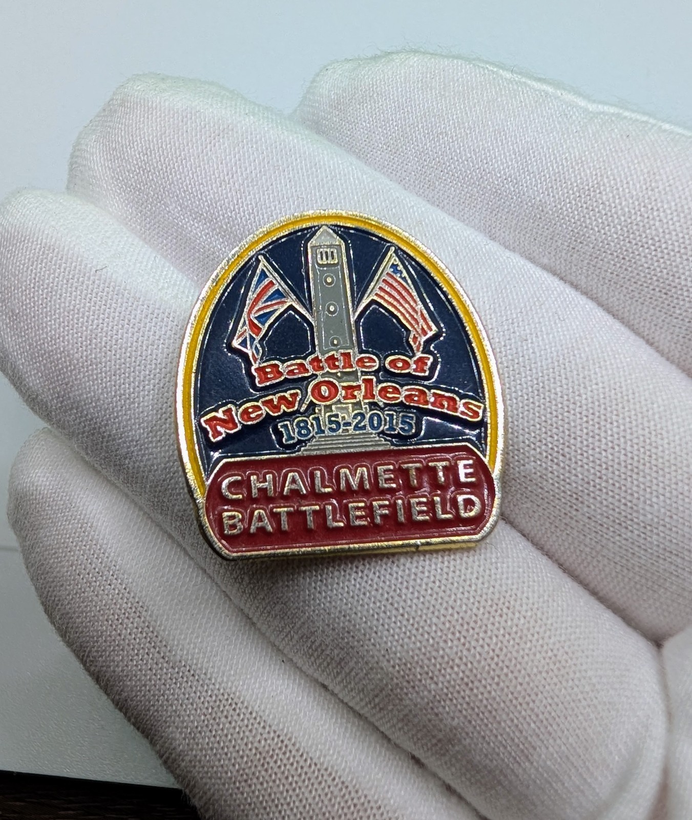 Battle of New Orleans 1815-2015 Chalmette Battlefield Lapel Pin