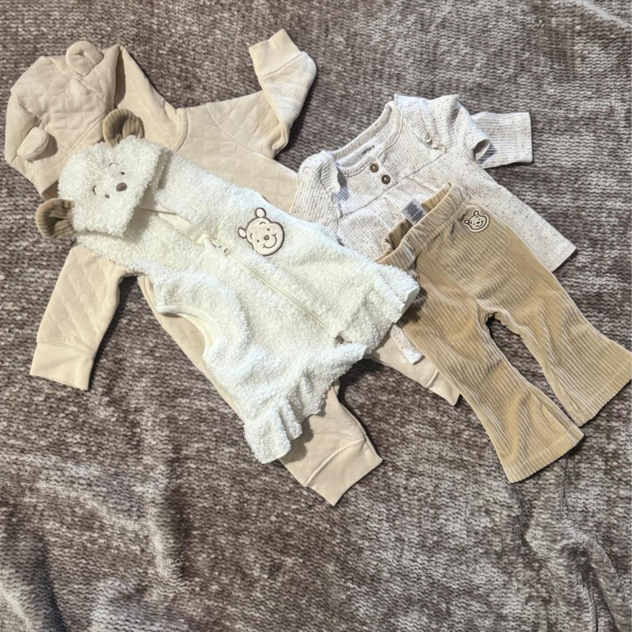 Disney Winnie the Pooh & Carter’s Neutral Baby 4 Piece Bundle