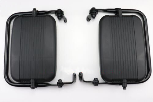 Black HMMWV MIRROR PAIR Set of 2 Left + Right HUMVEE H1 HUMMER M998