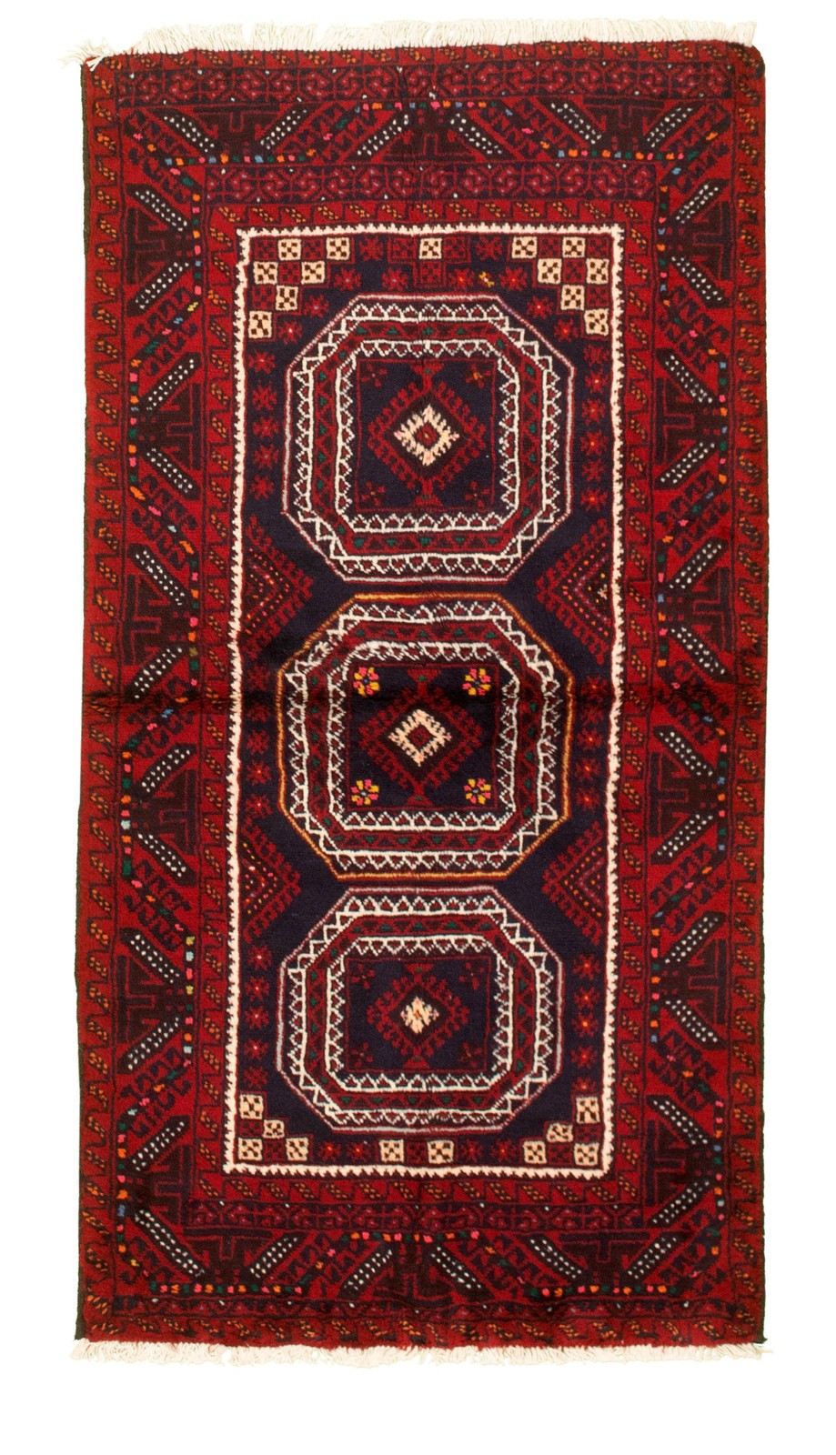 Traditional Vintage Hand-Knotted Area Rug 3\'2\