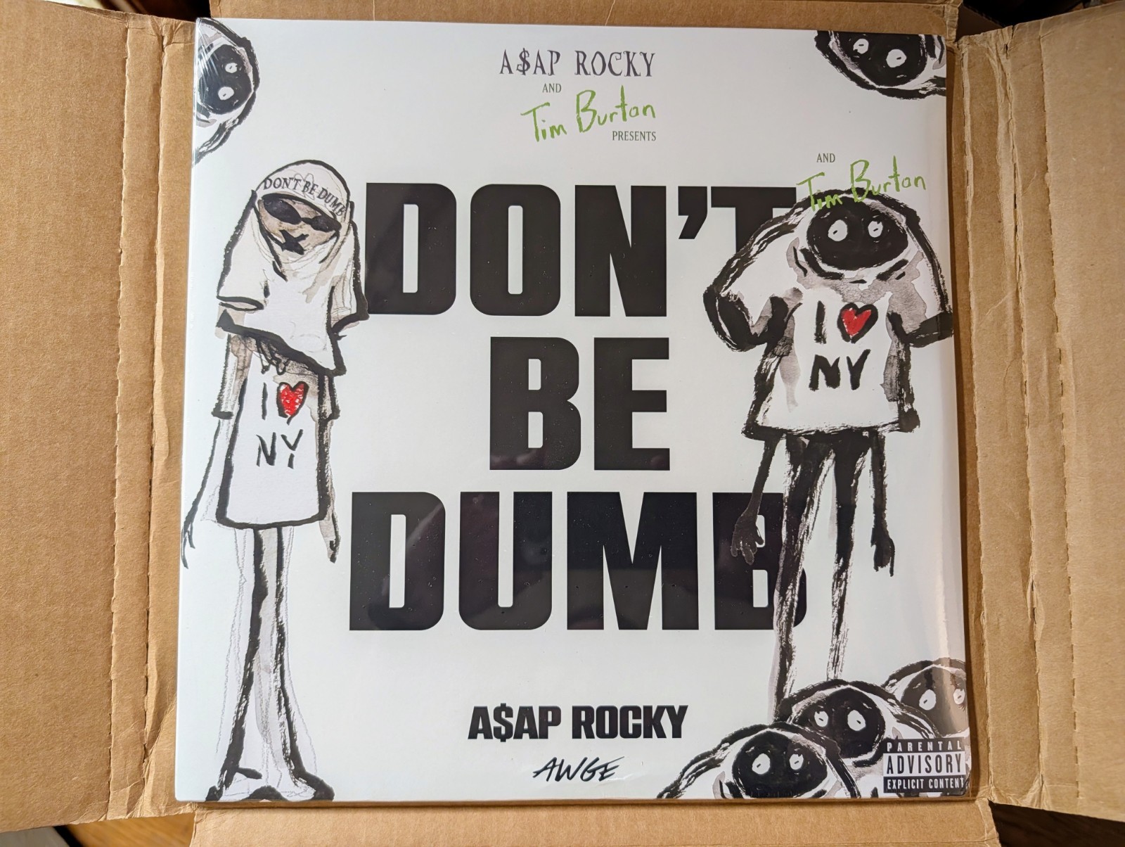 (SIGNED/SEALED) A$AP ROCKY DONT BE DUMB DUMMY SIGNED 2 DISC VINYL LP