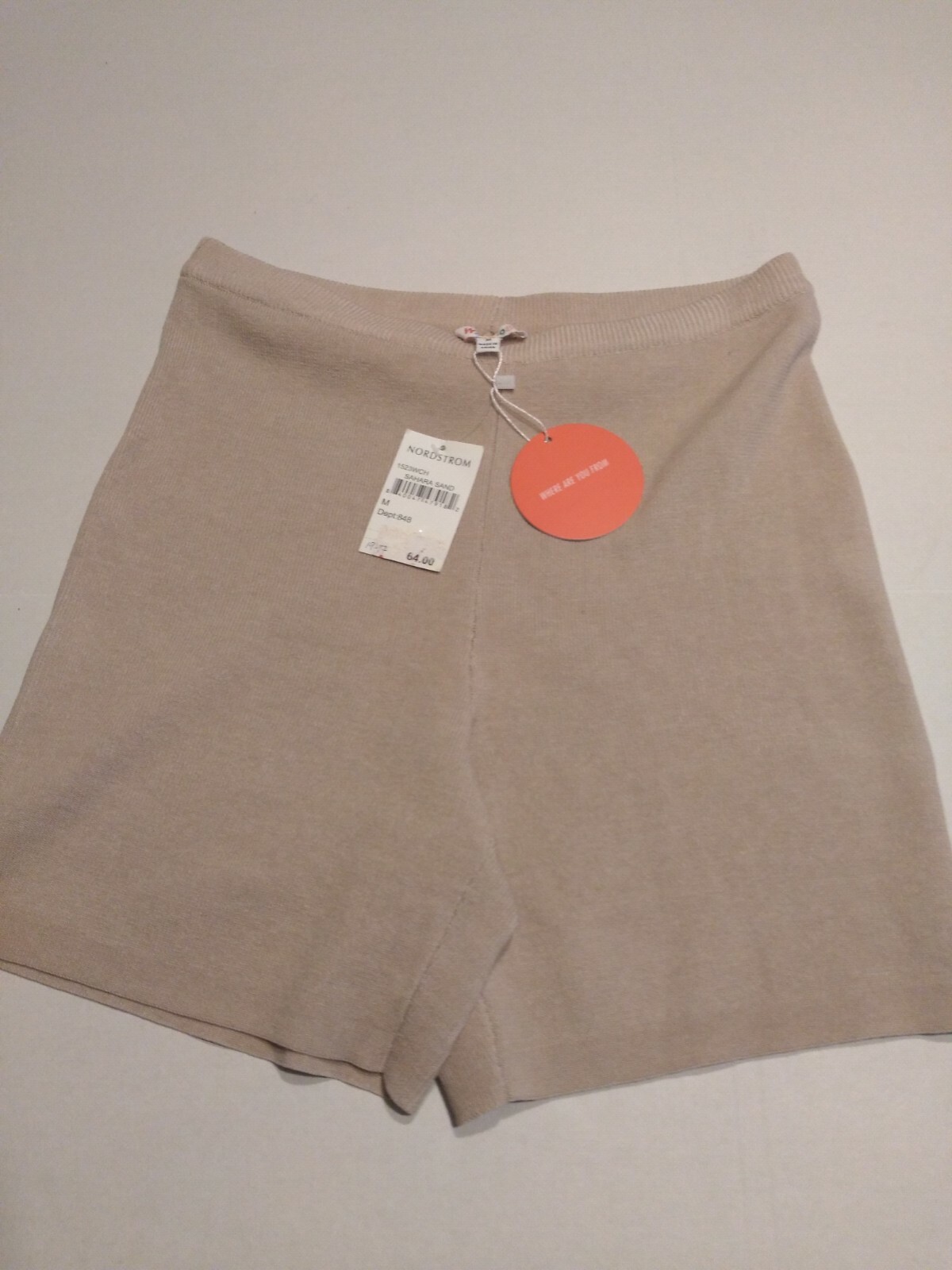 Wayf Sahara Sand Shorts Sz M, New With Tags 