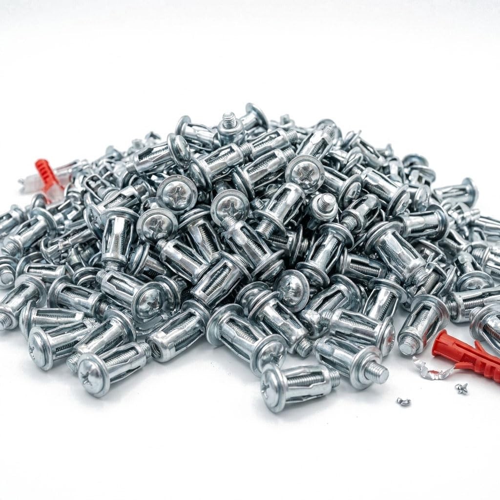 30Pcs/60Pcs/90Pcs Button Rivet Locking Nuts Set with M4, M5, M6,3 Sizes 30Pcs/60Pcs/90Pcs Button Rivet Locking Nuts Set with M4, M5, M6,3 Sizes
