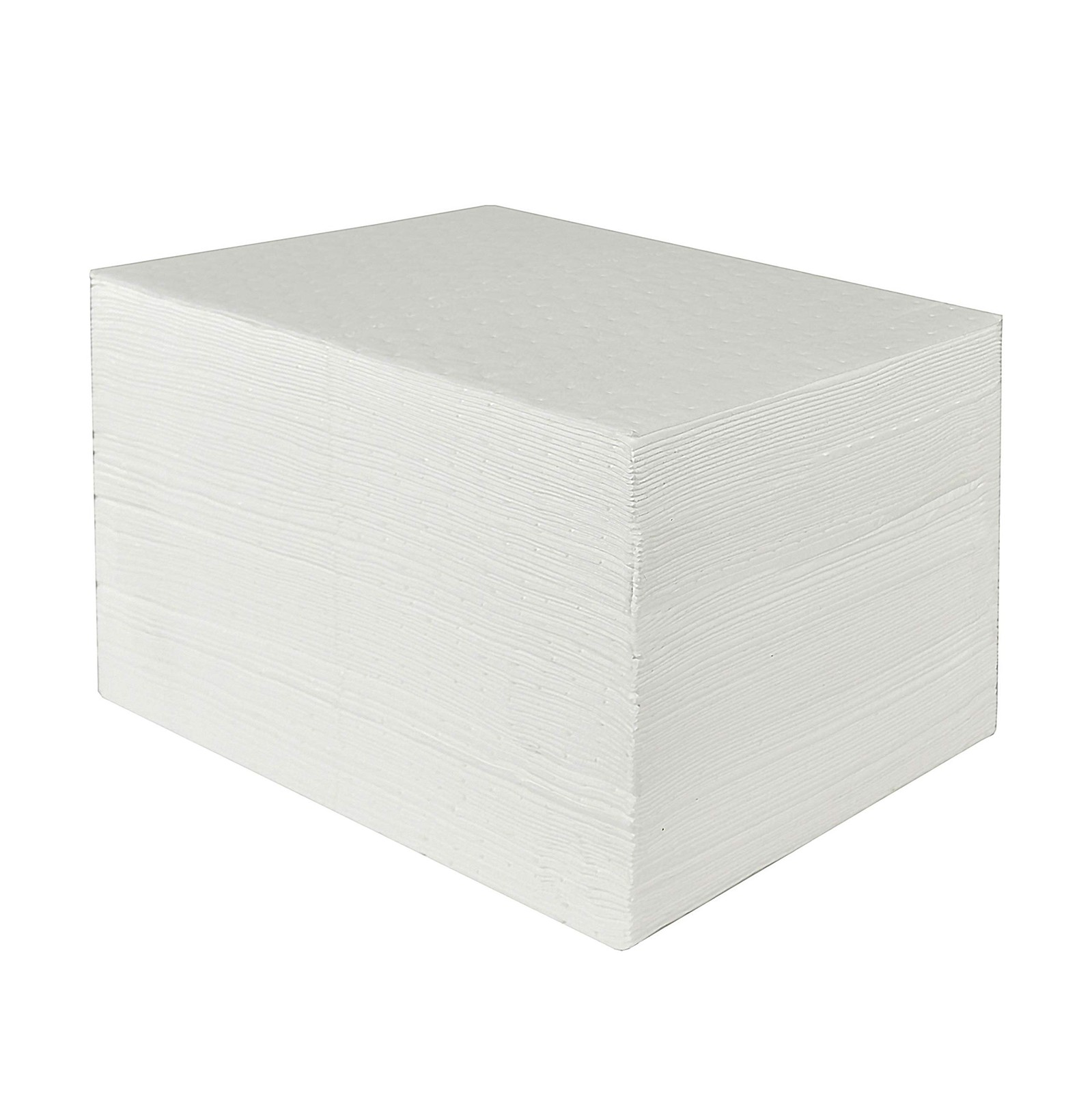 Aain® AA003 Absorbent Mat Pad Heavyweight Oil Absorbent Pads,15 x 20,White 100pc