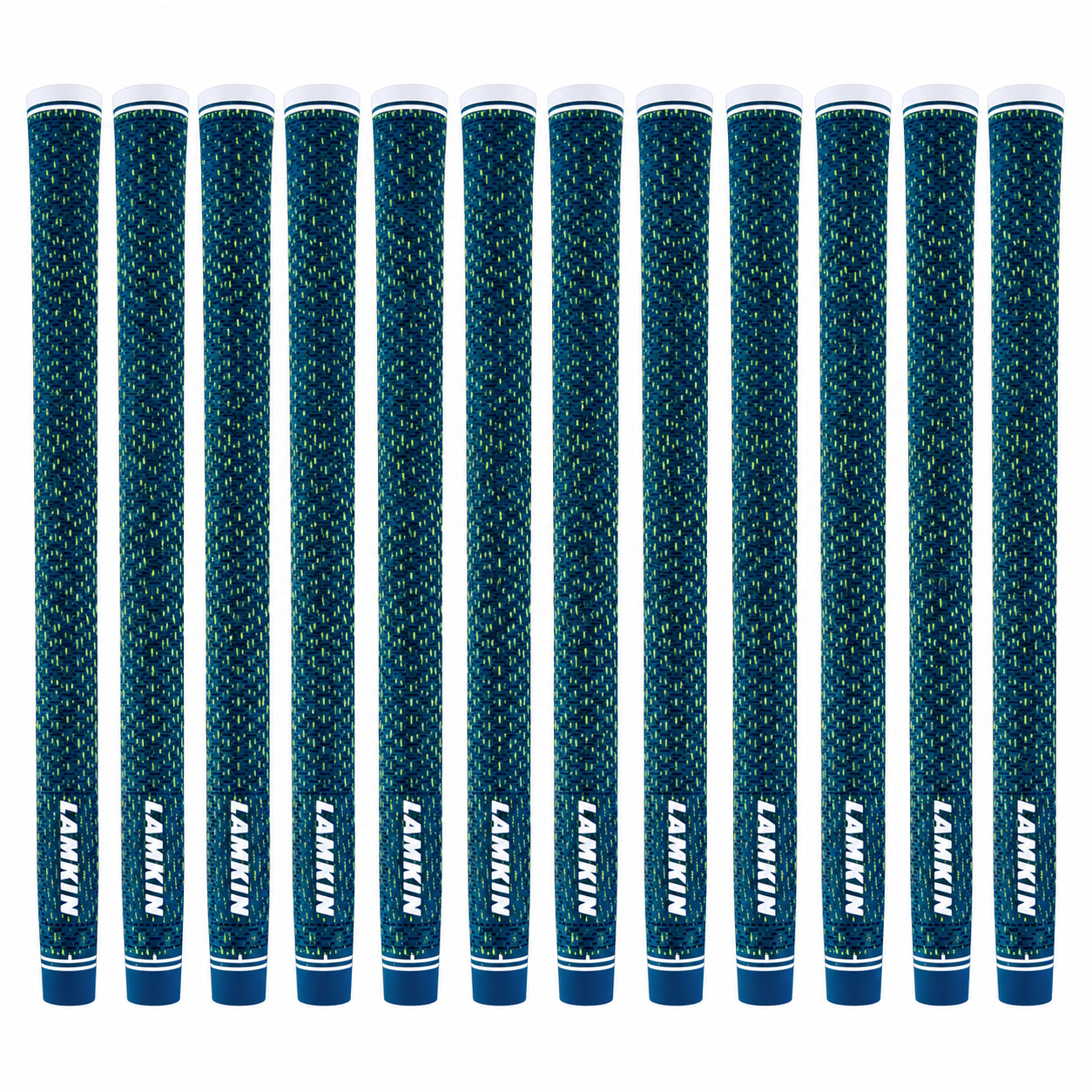Set of 12 Lamkin UTX Solid Cord Blue Golf Grips Midsize Brand New Hard to Find