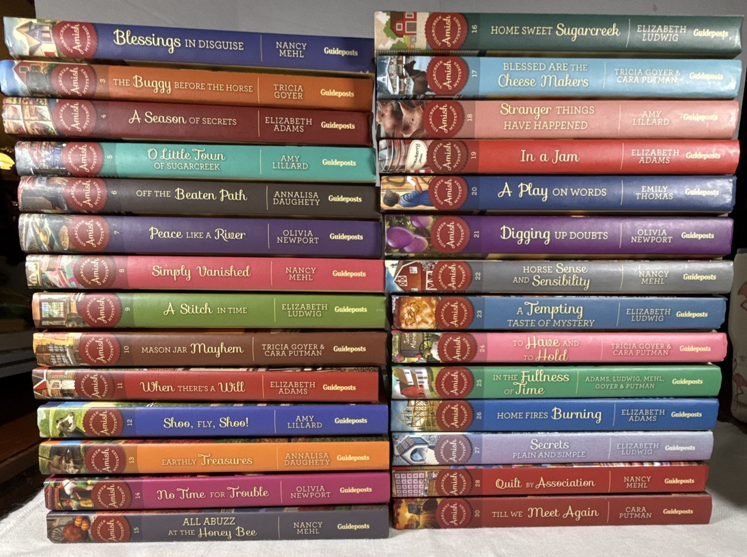 Sugarcreek Amish Mysteries  Books 30 Volume Set (Missing Vol 2 & 29) VERY GOOD
