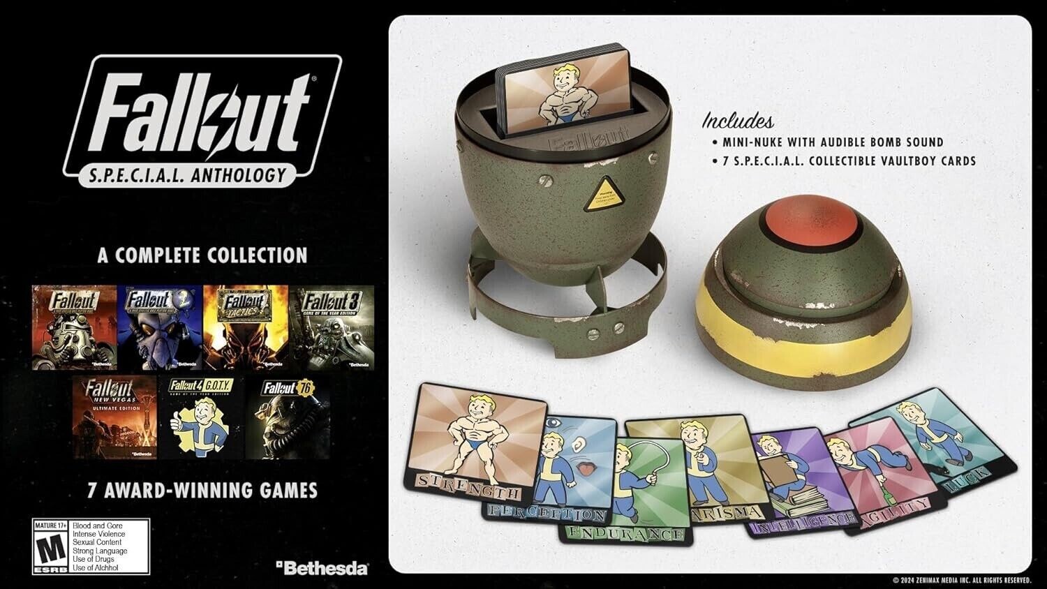 Bethesda Fallout S.P.E.C.I.A.L. Anthology Edition (Codes in Box) - PC Bethesda Fallout S.P.E.C.I.A.L. Anthology Edition (Codes in Box) - PC