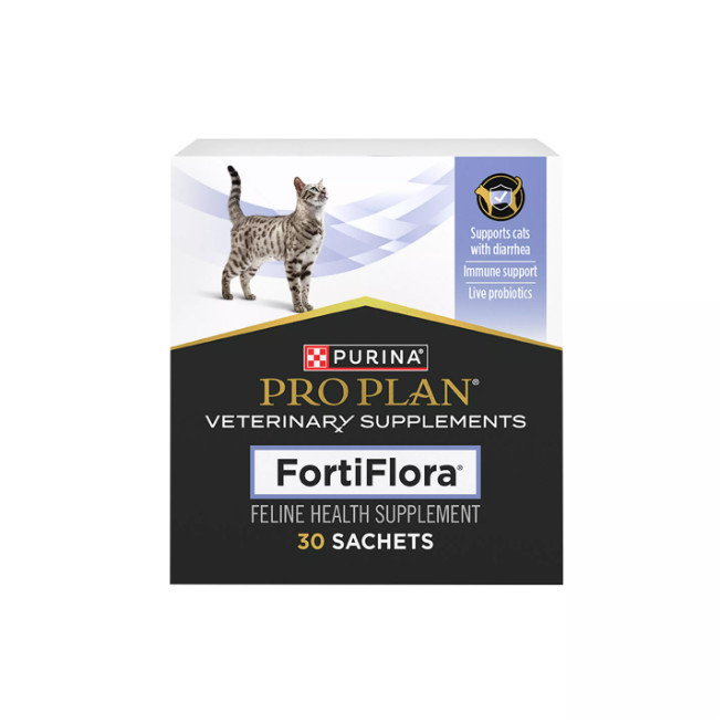 New w/ Purina Pro Plan FortiFlora Cat Probiotic Powder Digestive Support 30 Ct New w/ Purina Pro Plan FortiFlora Cat Probiotic Powder Digestive Support 30 Ct