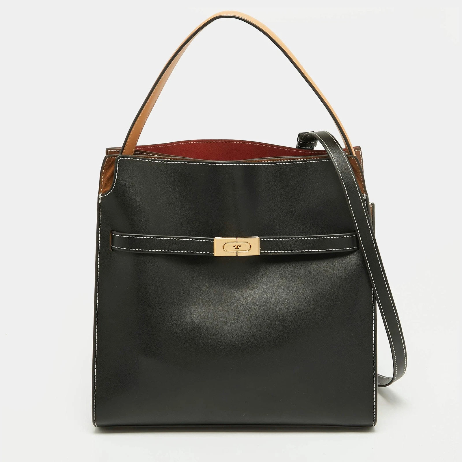 NWT *RARE* Tory Burch Lee Radziwill Large Double Satchel Authentic US Stock