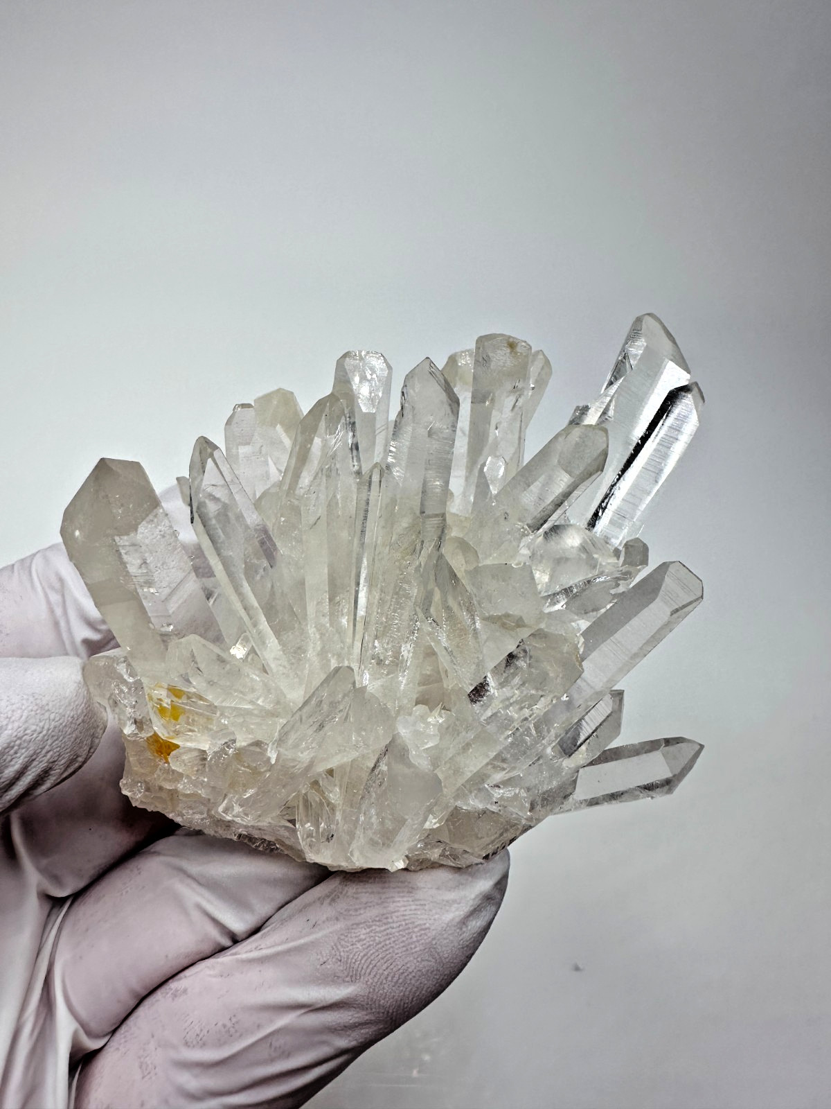 Watch Video__Top Quality Large Clear Arkansas Quartz Crystal Cluster