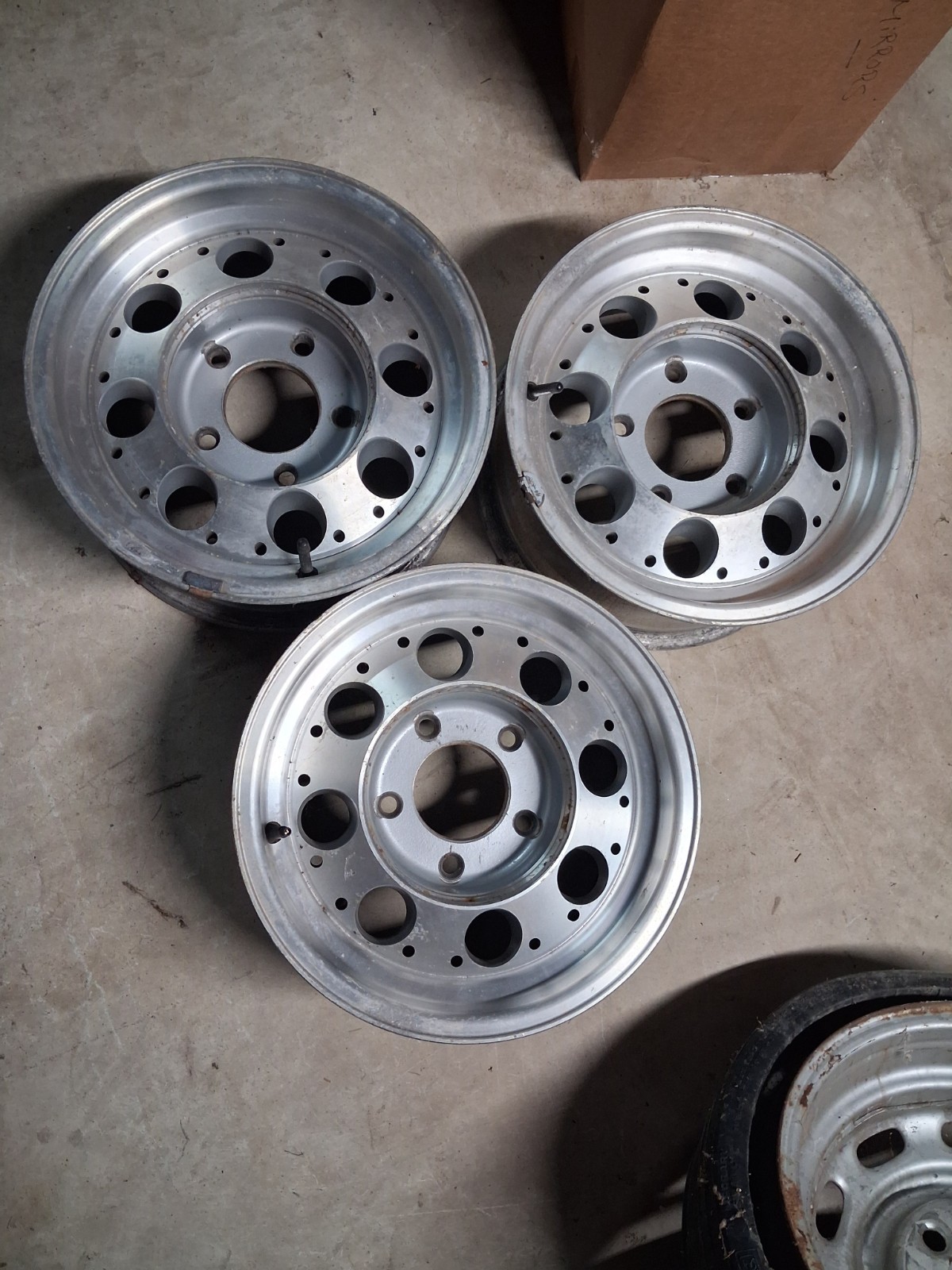 1989-1993 Dodge 150 Van RAM Pick Up  15x7 Aluminum Wheels Set Of 3 Original OEM