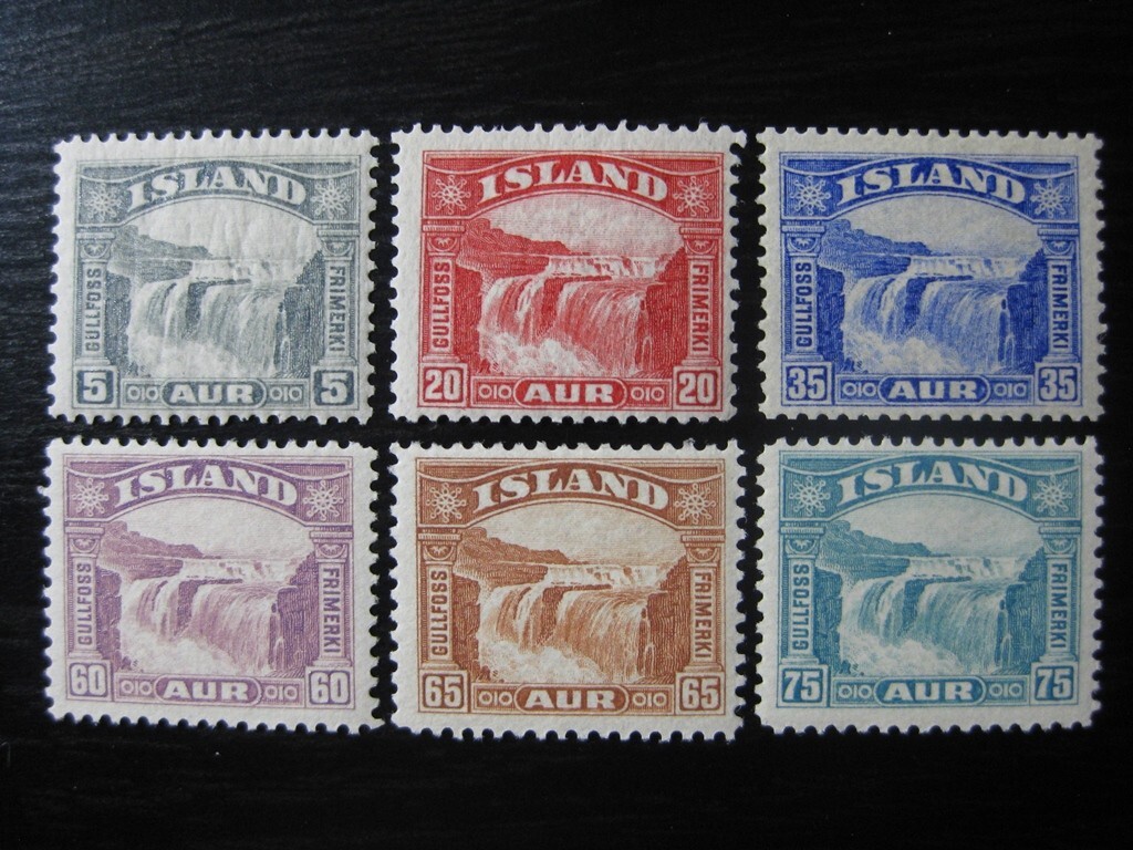ICELAND Sc. #170-175 scarce mint stamp set SCV $162.50 ICELAND Sc. #170-175 scarce mint stamp set SCV $162.50