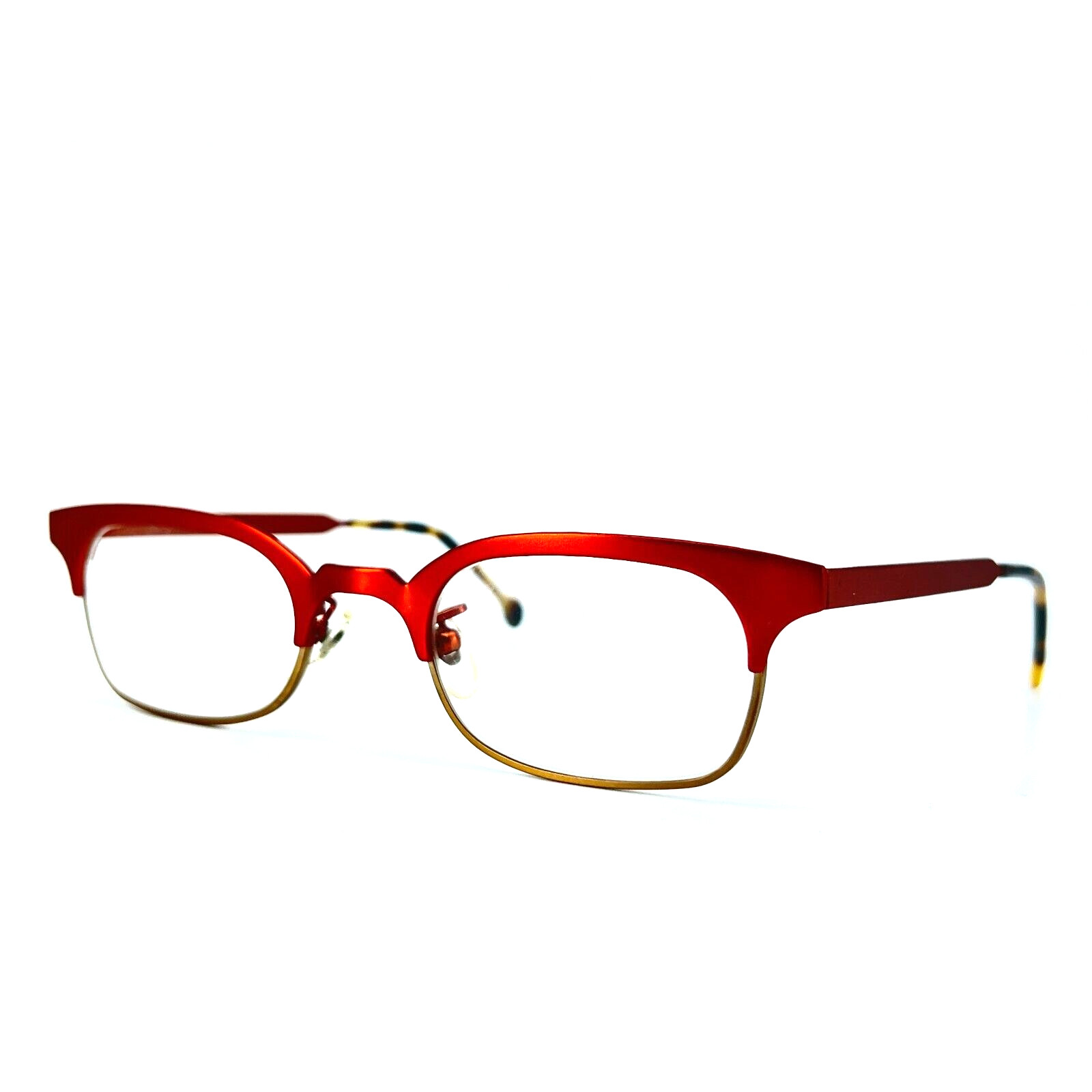 l.a.Eyeworks SWELL 4161455 Eyeglasses Frames Orange Round Full Rim 45-23-135