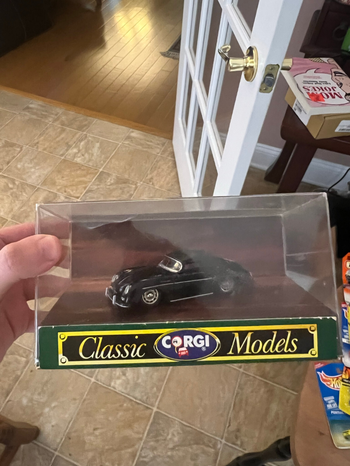classic corgi models black porsche 356b