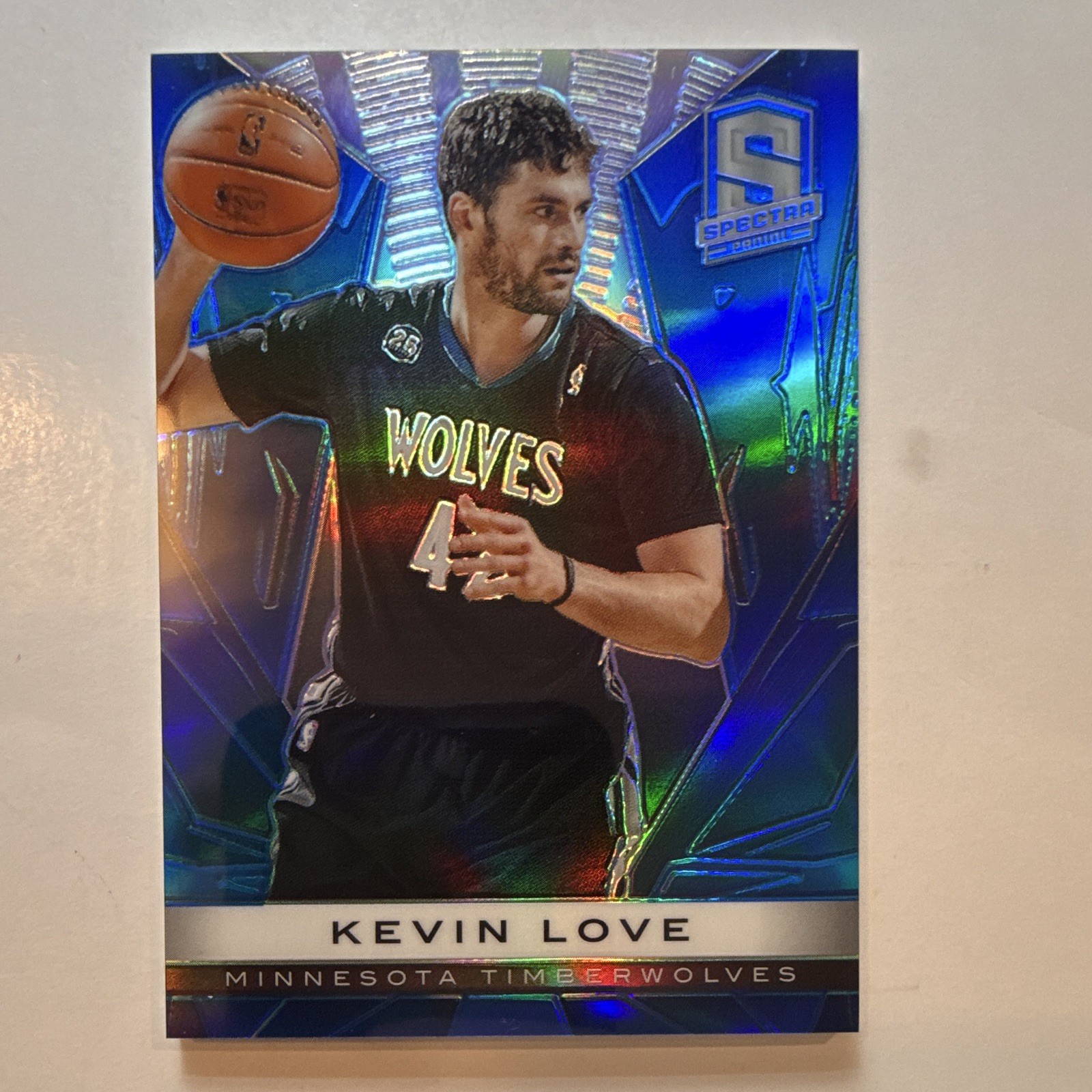 Panini 2013-14 Spectra Kevin Love Timberwolves #57 Blue Parallel 57/65 Panini 2013-14 Spectra Kevin Love Timberwolves #57 Blue Parallel 57/65
