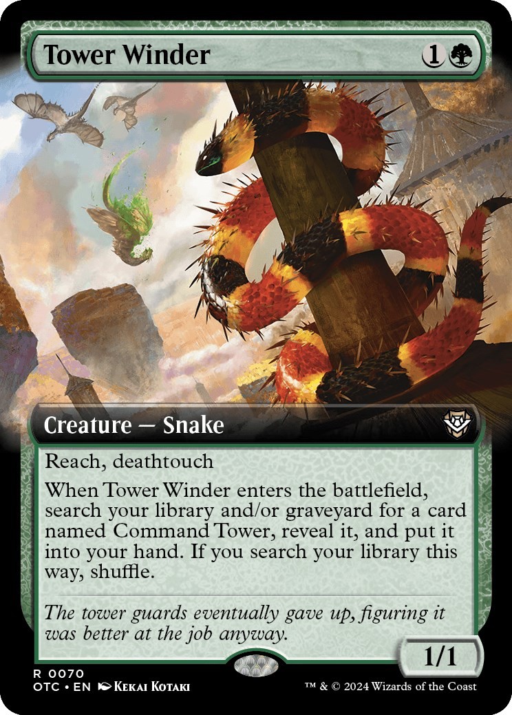 Tower Winder (Extended Art) Commander: Outlaws of Thunder Junction NM 70