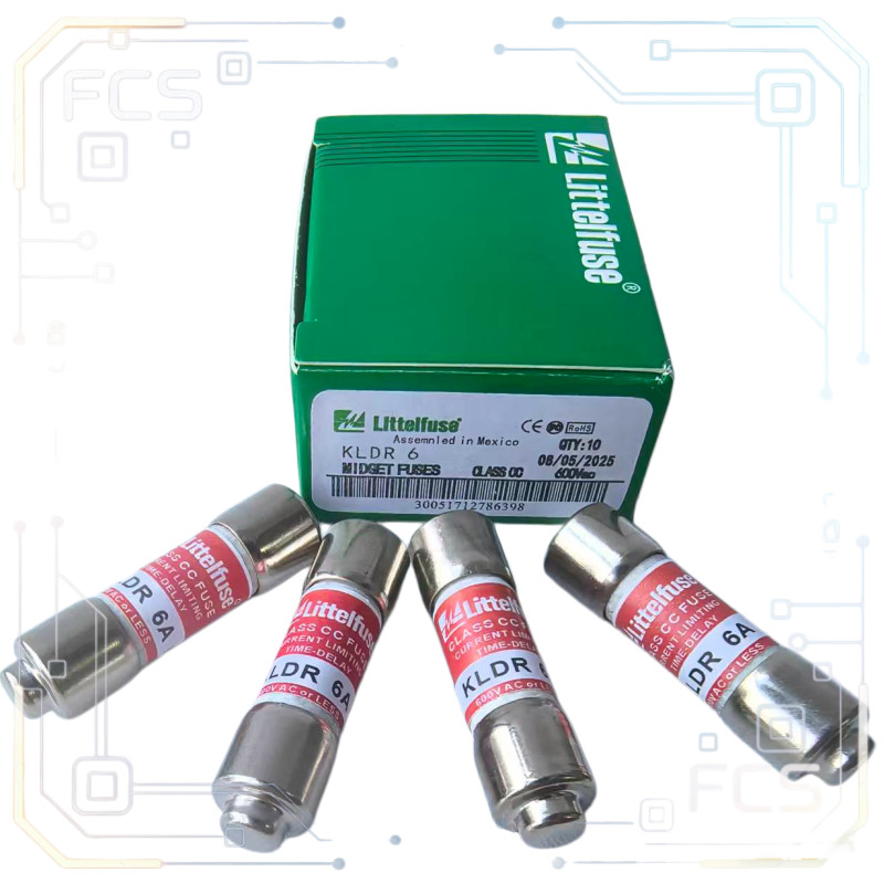 KLDR-6 10PCS Littelfuse KLDR 6 KLDR 6A 6A 600V Midget Time-Delay fuse