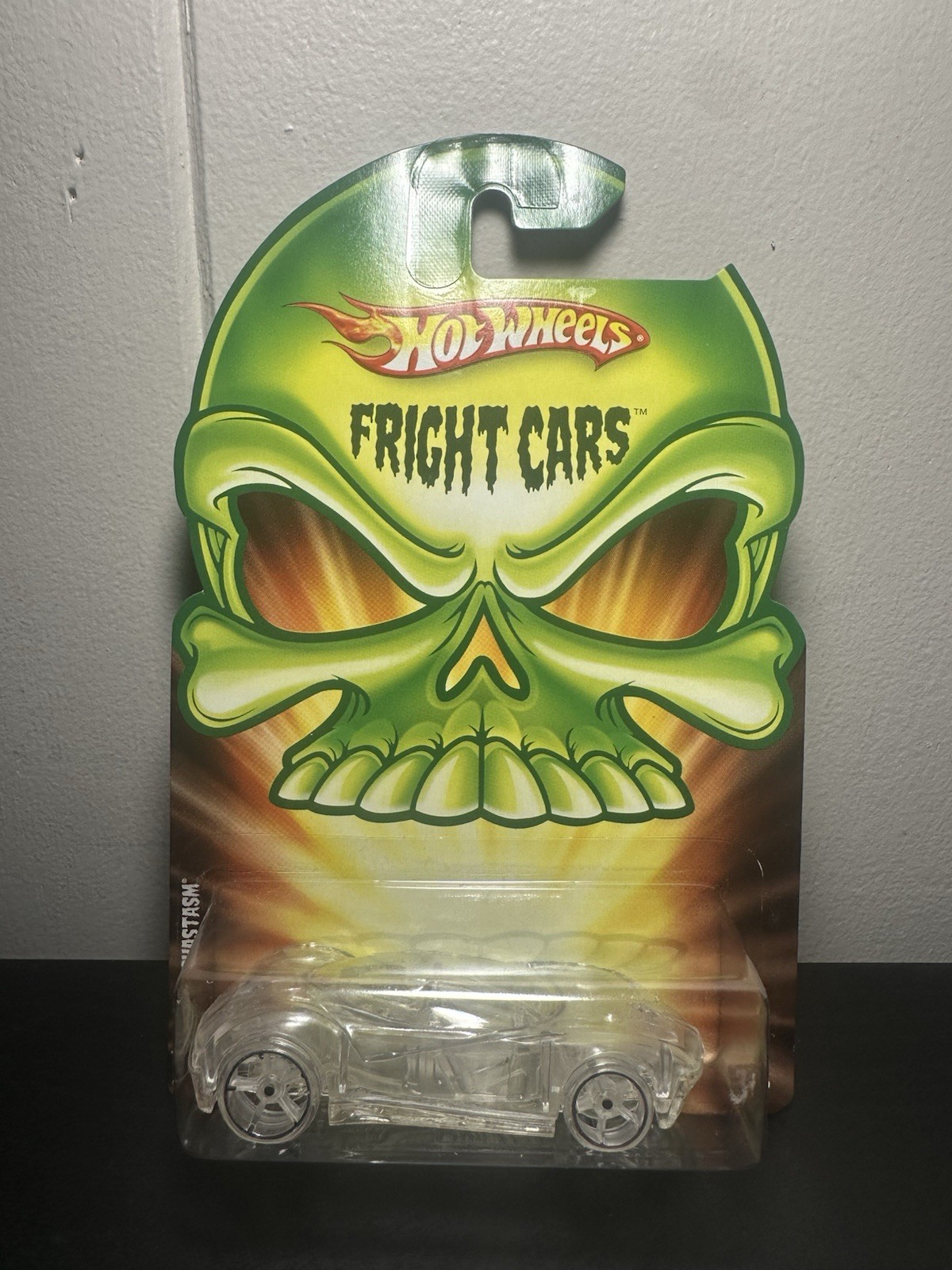 2008 Hot Wheels FRIGHT Cars INVISIBLE PHASTASM Halloween CHASE Clear RARE HTF