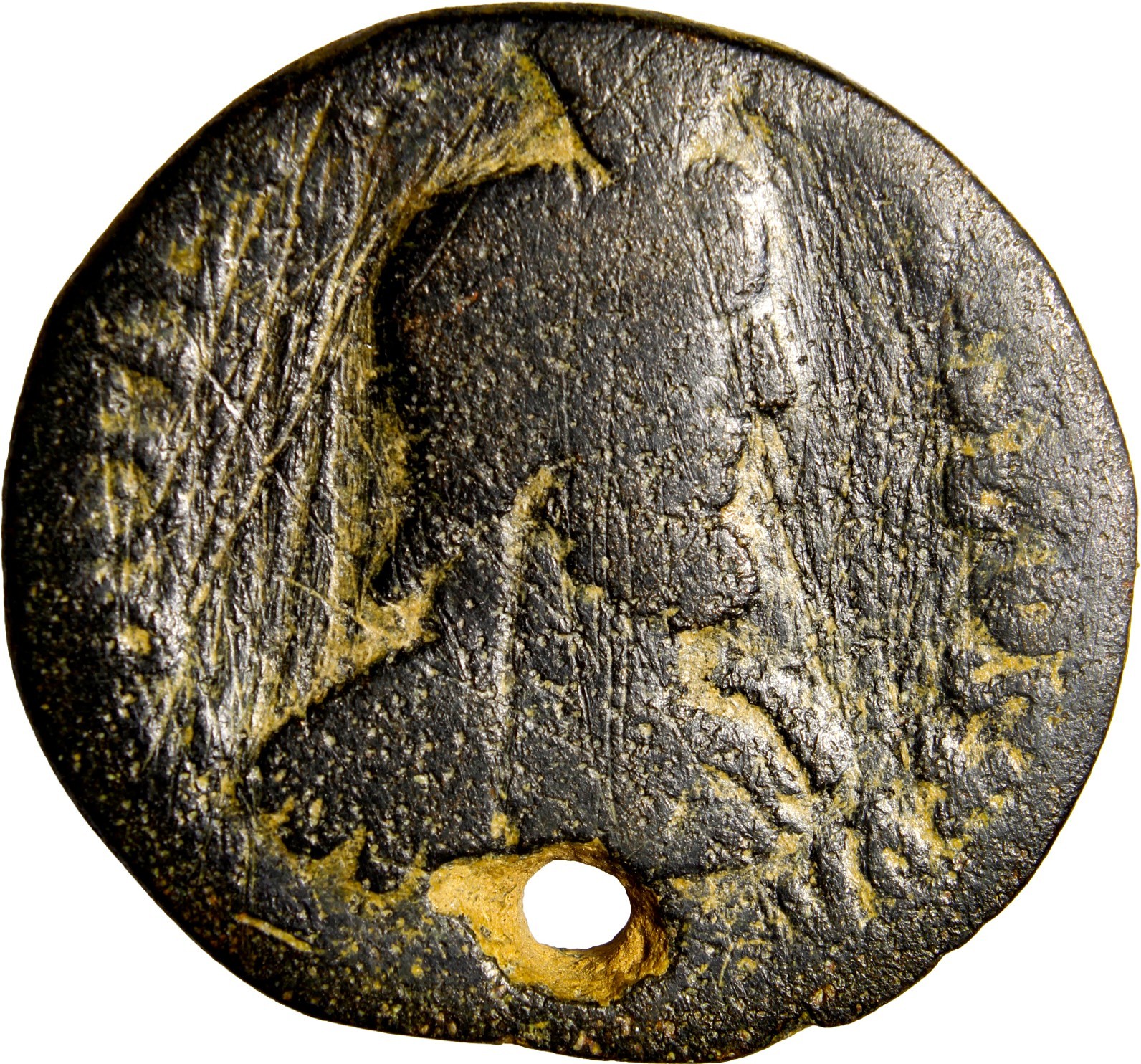 VERY RARE ARABIA, Bostra. Philip I. AD 244-249. Æ 28mm Serapis Biblical Coin