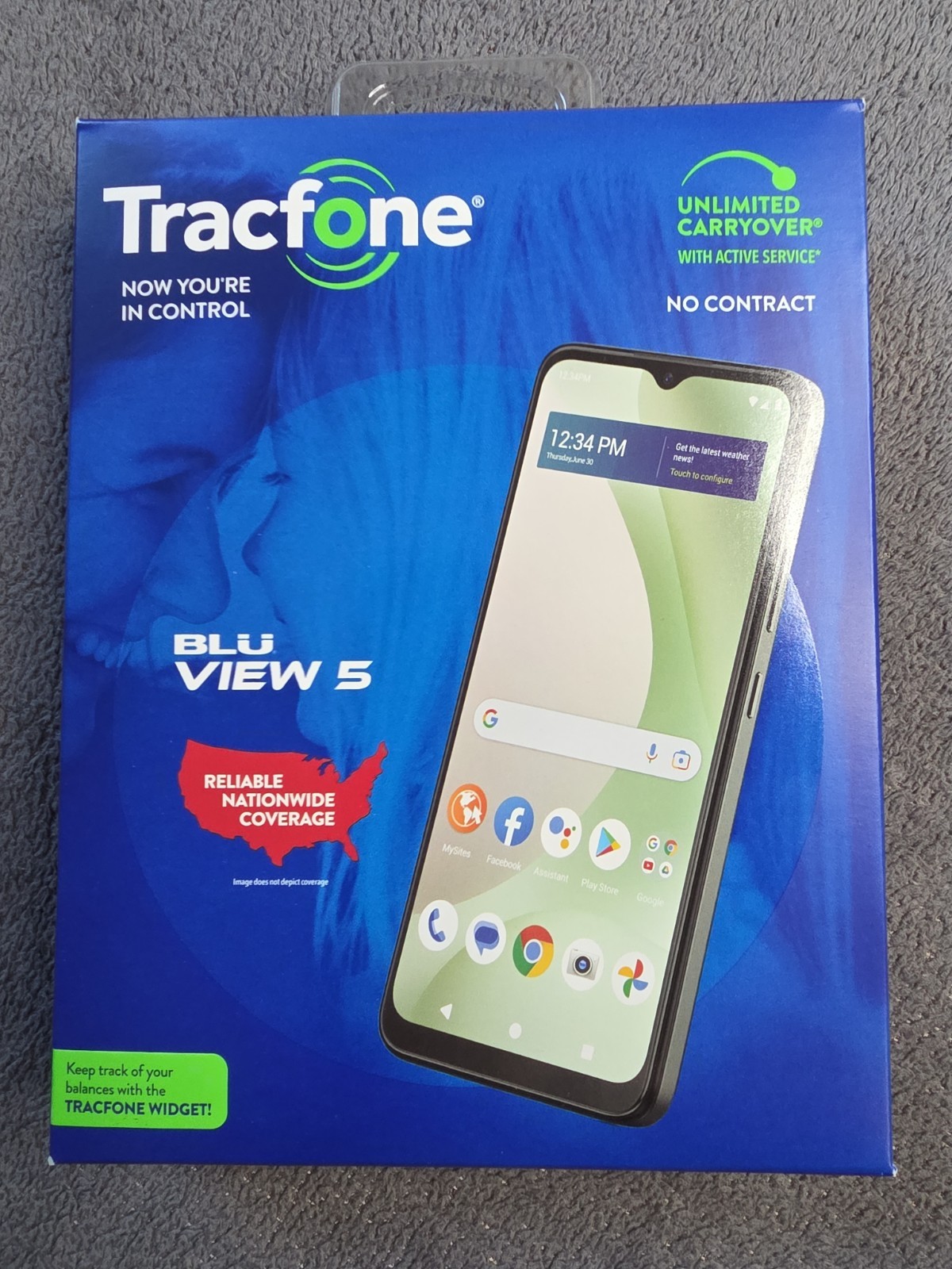 Sealed NEW Tracfone Blu View 5, 6.5 Sealed NEW Tracfone Blu View 5, 6.5