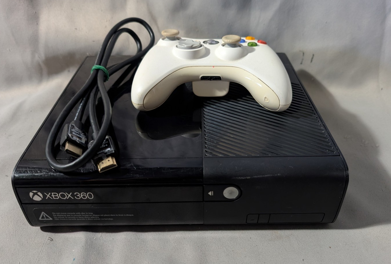 Microsoft Xbox 360 E Model 1538 Console Bundle Tested Working No Power Brick Microsoft Xbox 360 E Model 1538 Console Bundle Tested Working No Power Brick