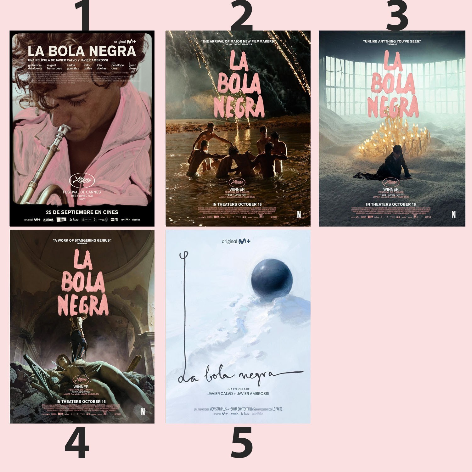 La Bola Negra Spanish Drama Film October 16 Movie Poster