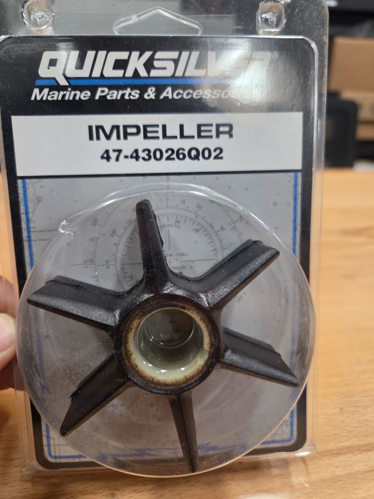 Mercury New OE Water Pump Impeller 47-43026Q02 200-300hp Verado,250-450hp Racing Mercury New OE Water Pump Impeller 47-43026Q02 200-300hp Verado,250-450hp Racing