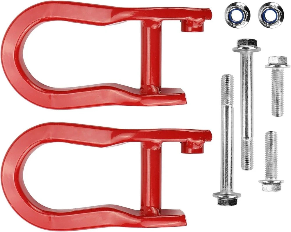 2Pcs Red Front Tow Hooks 84192871 for 2019-2024 Chevy Silverado GMC Sierra 1500 2Pcs Red Front Tow Hooks 84192871 for 2019-2024 Chevy Silverado GMC Sierra 1500