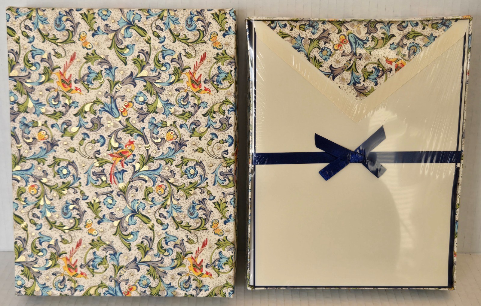Classica Italiana Fine Stationery MINT Sealed Set Blue Florentine Pattern 20 Pcs Classica Italiana Fine Stationery MINT Sealed Set Blue Florentine Pattern 20 Pcs