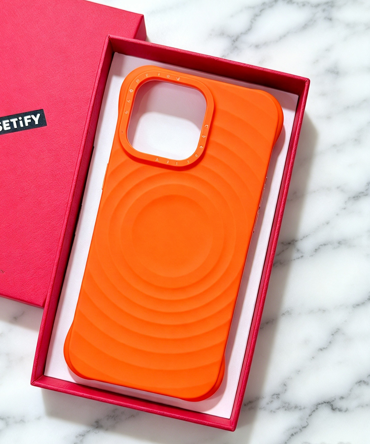 Shockproof Orange Silicone Case Casetify for iPhone 17 Protective Cover NWT