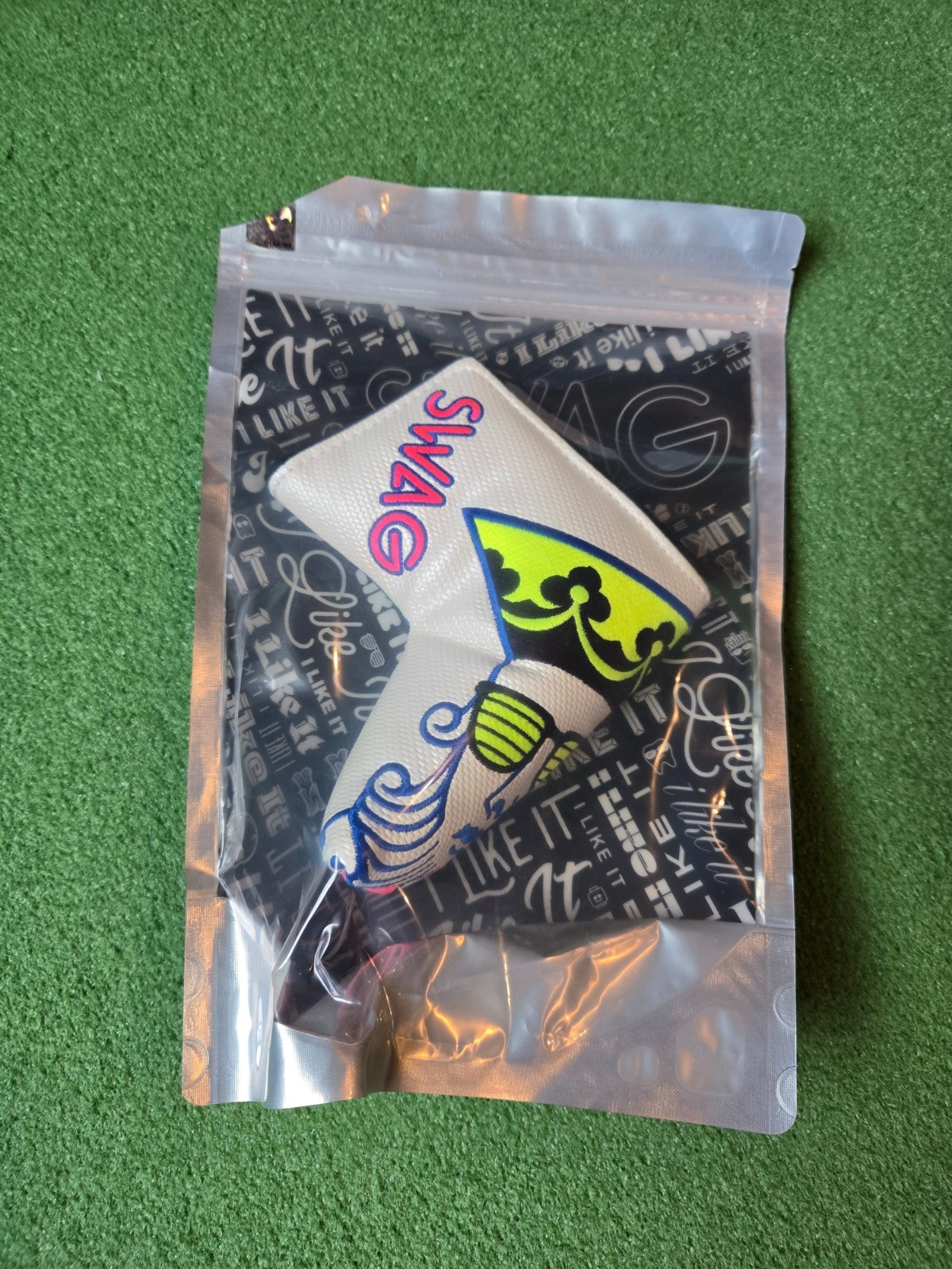 SWAG Golf Neon King blade putter cover headcover - Sealed