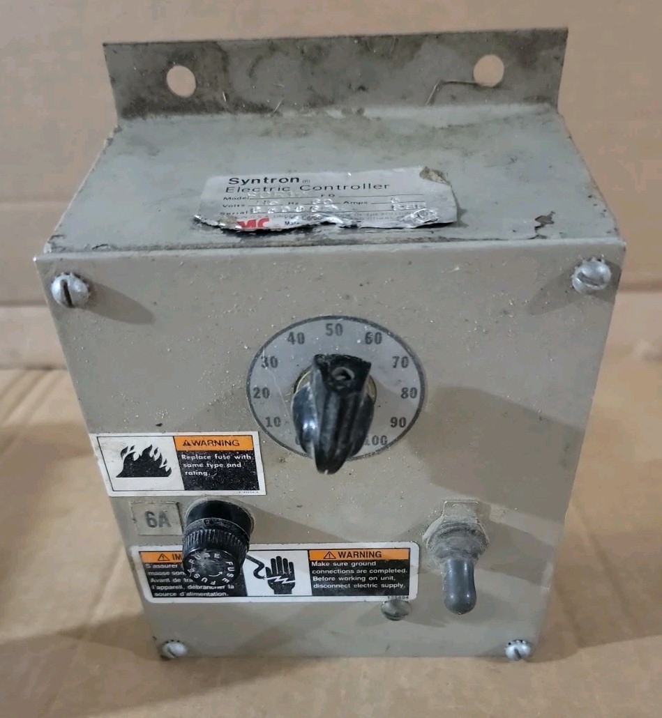 Syntron Electric Controller SCR1A Made In USA FMC Syntron Electric Controller SCR1A Made In USA FMC