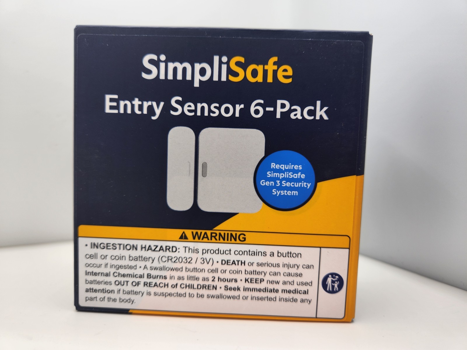 Sealed~New~ SimpliSafe Entry Sensor 306 Entry Sensor -White