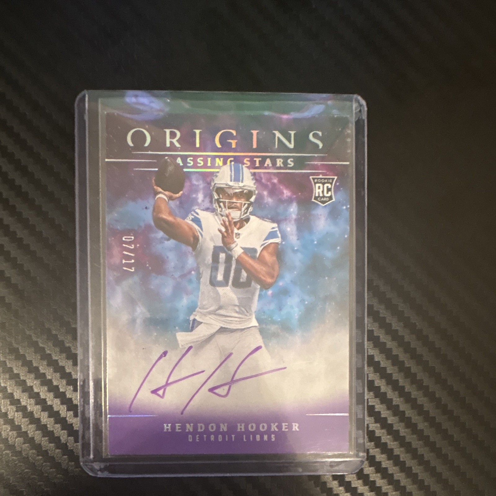 2023 Panini Origins Hendon Hooker Passing Stars Sig PSHH RC Auto /17 2023 Panini Origins Hendon Hooker Passing Stars Sig PSHH RC Auto /17