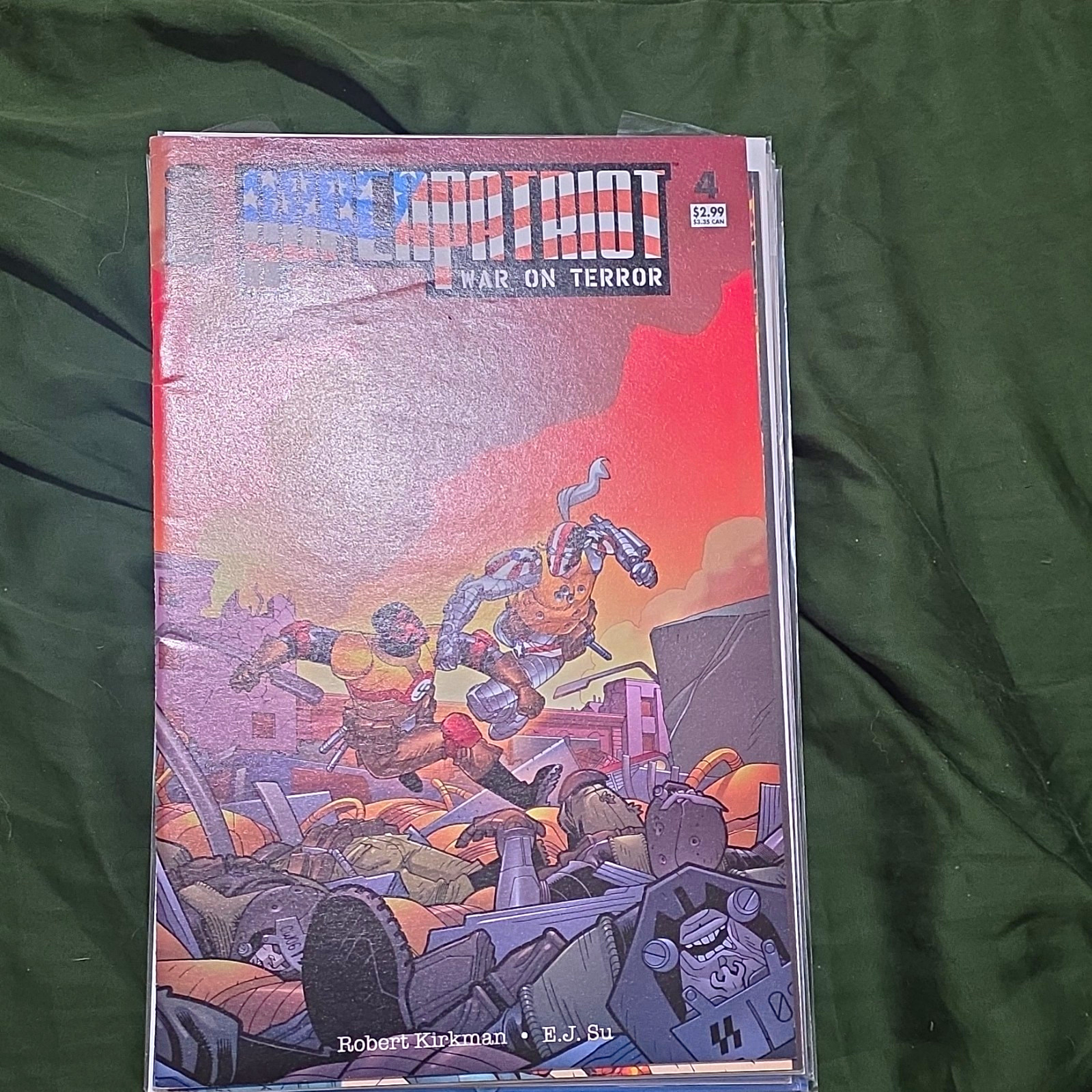 Image SuperPatriot: War on Terror #4 Comic Book by Robert Kirkman, E.J. Su