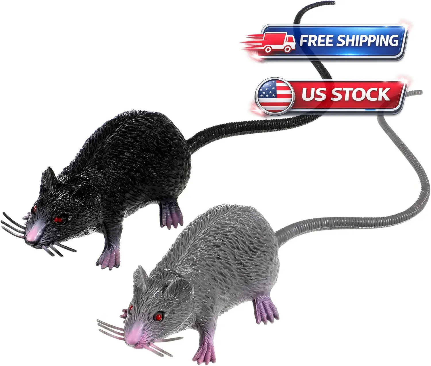 Reuben The Rat - 7 Inch Stuffed Animal Mouse