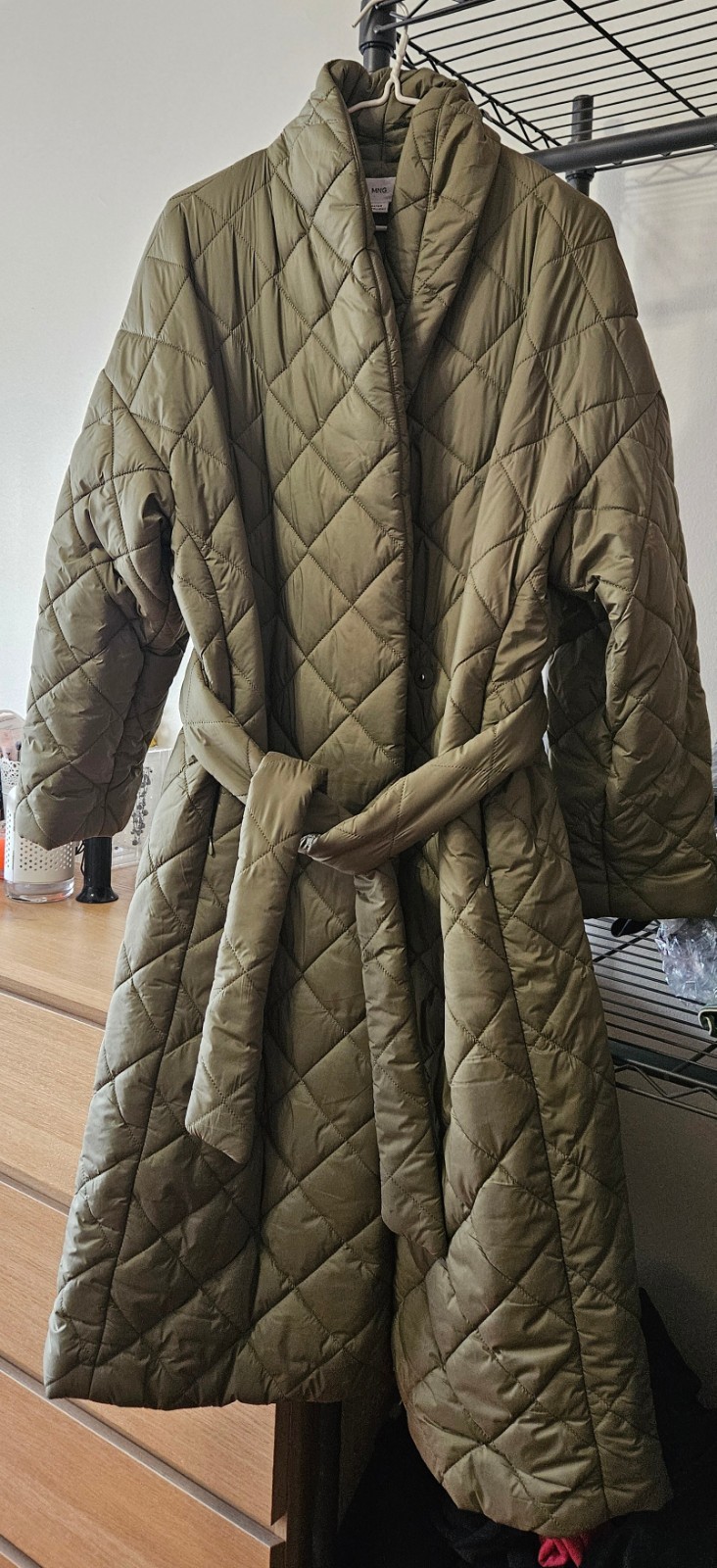 NEW Mango Quilted Women\'s Coat, Size S NEW Mango Quilted Women\'s Coat, Size S