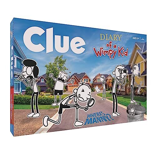 CLUE: Diary of a Wimpy Kid Edition Board Game New Family Game Night Sealed