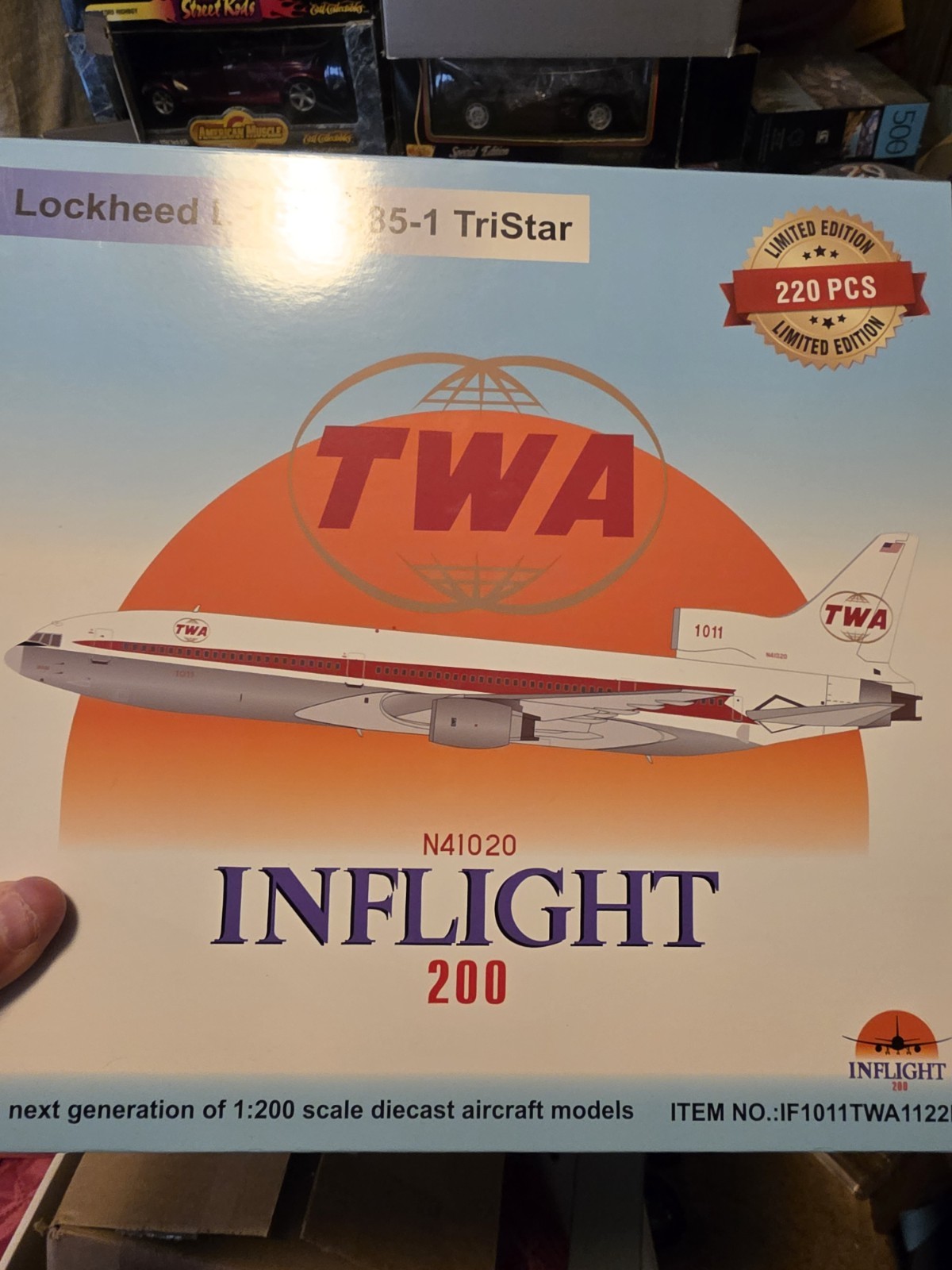 INFLIGHT200 TWA LOCKHEED L-1011-385-1  1:200 IF1011TWA1122 IN STOCK