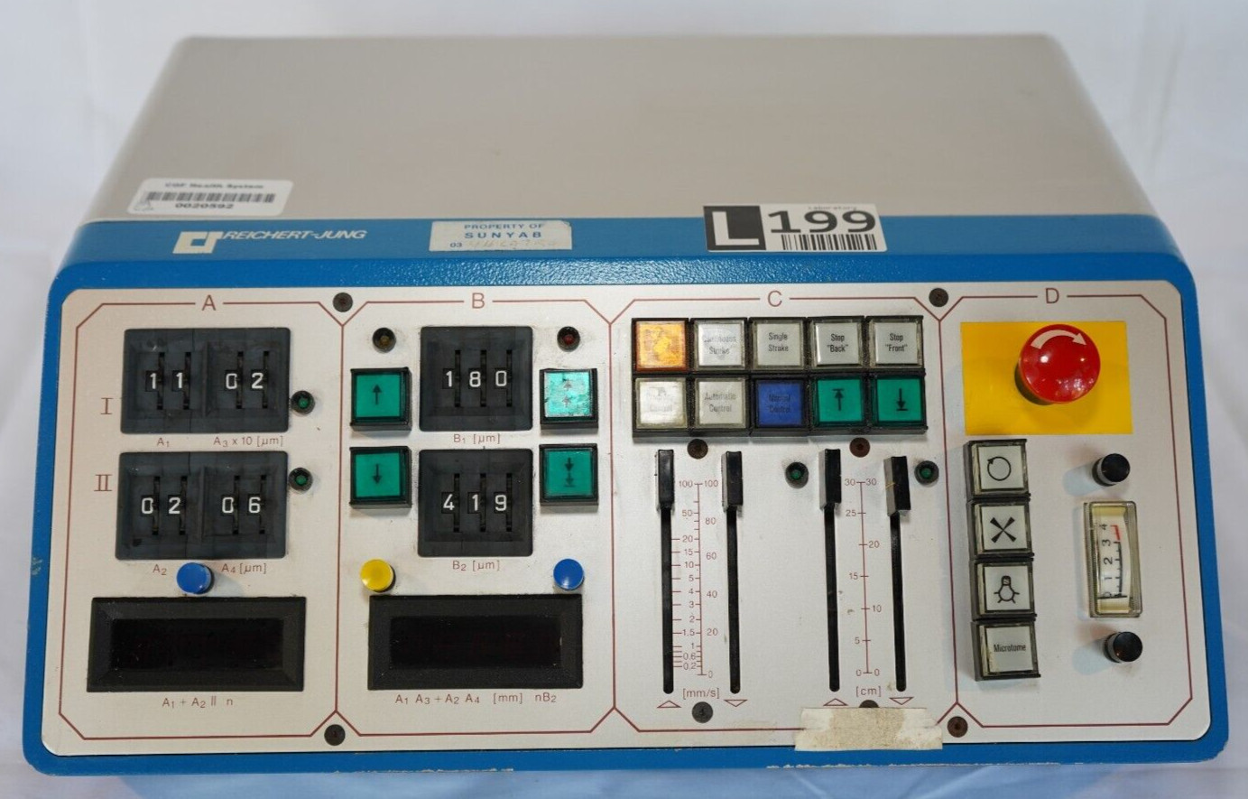 Reichert Jung Leica Polycut E Controller