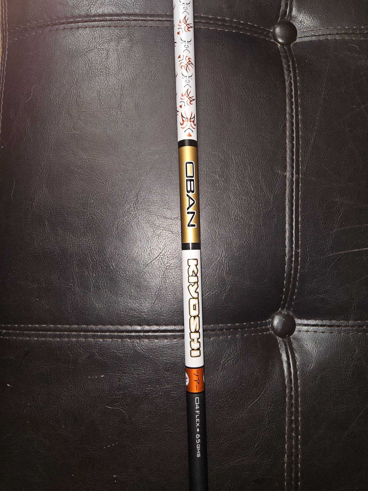 New Oban Kiyoshi White 65 GMS Driver Shaft O4 Flex. TaylorMade