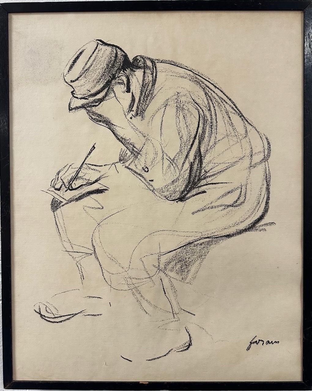 Jean-Louis Forain (1852-1931), A Soldier Writing A Letter, Lithograph