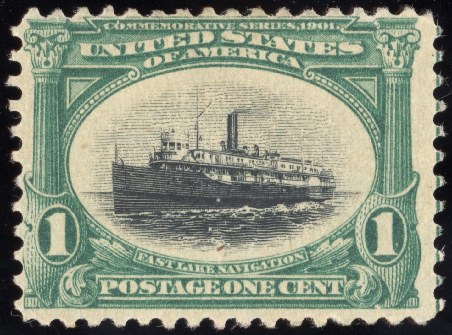 US Scott 294 Mint NG 1c green and black Lot A722 bhmstamps
